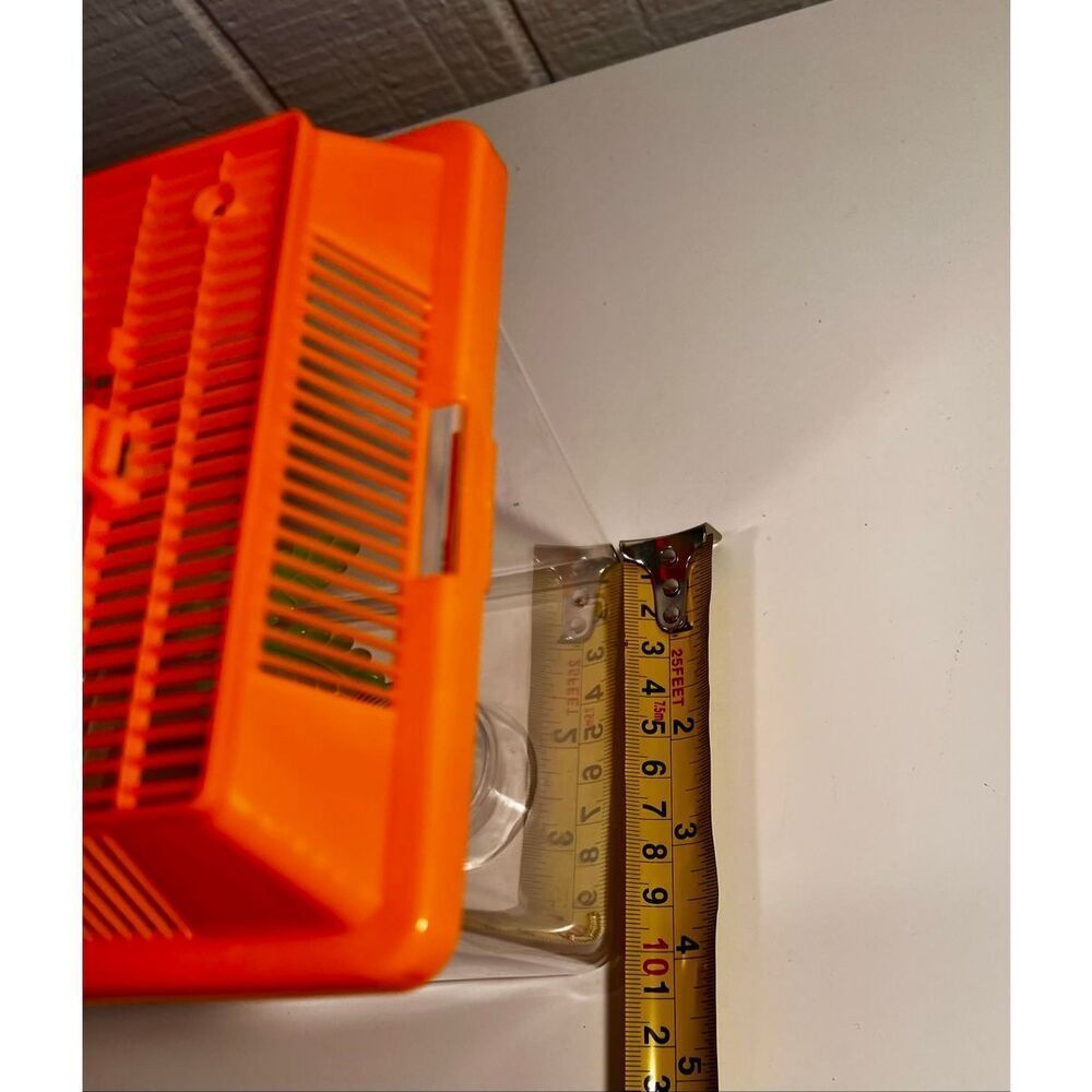 Portable Aquatic/Terrarium Tank, Plastic Carrier Cage with Lid and Handle NWT - Picture 10 of 12